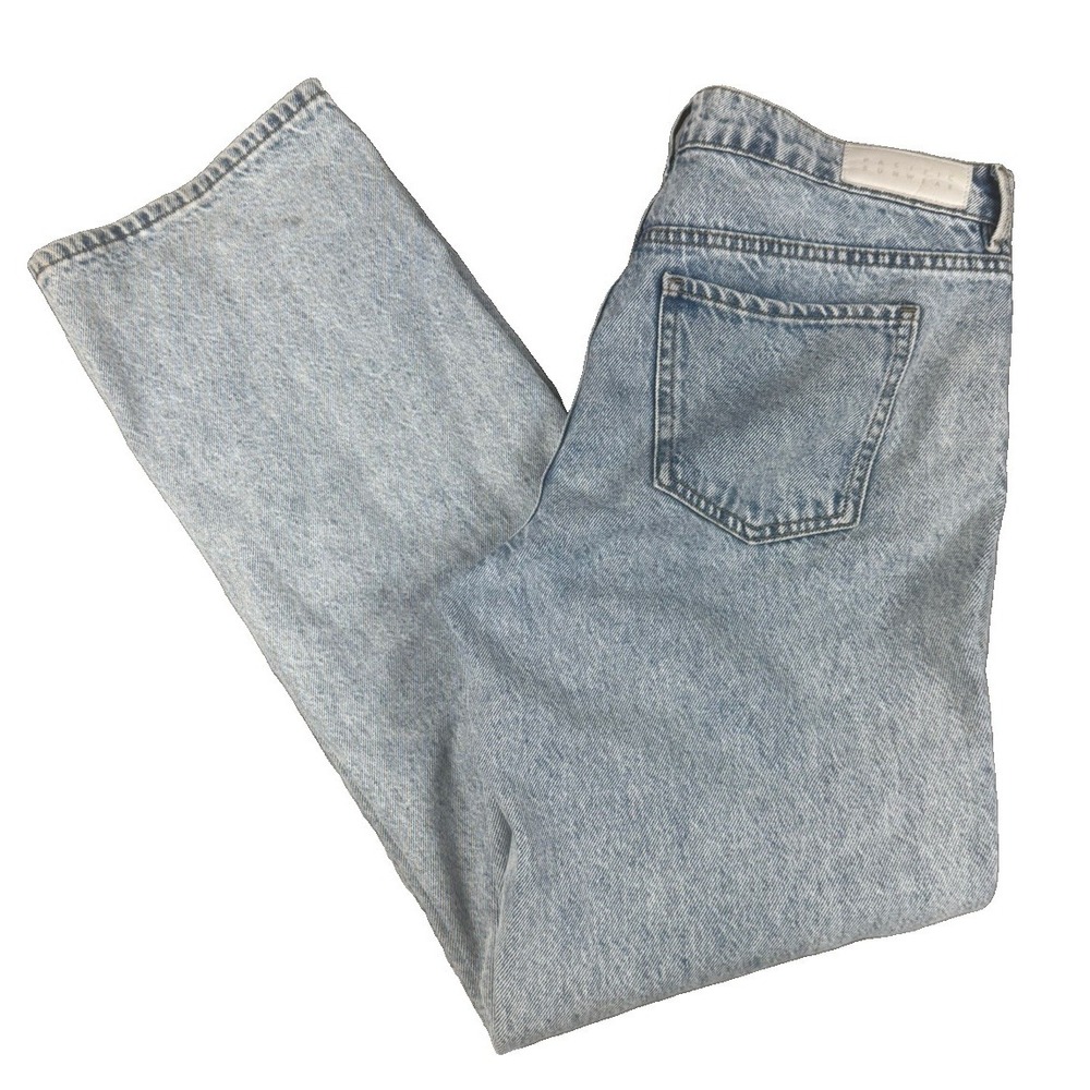 PacSun Womens Jeans 27 Jordyn Low Rise Straight Light Wash Y2K 100% Cotton